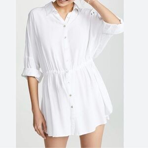 Elegant White Midi Dress